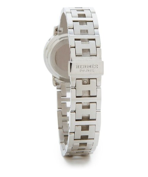 HERMES（エルメス）の「What Goes Around Comes Around Vintage Hermes Clipper PM Watch（アナログ腕時計・レディース・White/Silver・One Size）」の2枚目の写真