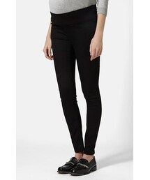 TOPSHOP | Topshop Moto 'Joni' High Rise Skinny Maternity Jeans (Black)(デニムパンツ)
