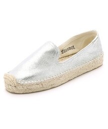 SOLUDOS | Soludos Leather Platform Smoking Slipper Espadrilles(その他シューズ)