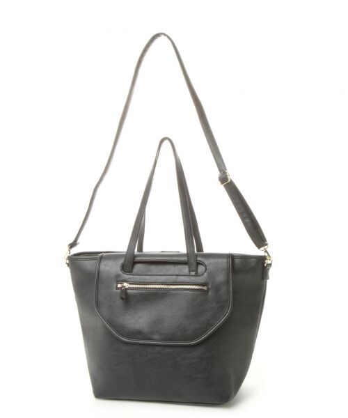 GLOBAL WORK（グローバルワーク）の「フラップトートバッグ（バッグ・レディース・ホワイト×チェック05/ブラック×カモフラ09/ホワイト×カモフラ78/ブルー85・ONE SIZE）」の8枚目の写真