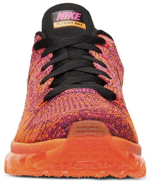 NIKE（ナイキ）の「Nike Women's Flyknit Air Max Running Sneakers from Finish Line（スニーカー・レディース・TOTAL ORANGE/BLACK/PINK・9/9.5/11/6.5/5/6/10/8.5/8/7.5/5.5/10.5/7）」の6枚目の写真