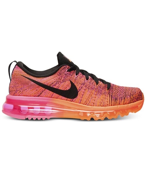 NIKE（ナイキ）の「Nike Women's Flyknit Air Max Running Sneakers from Finish Line（スニーカー・レディース・TOTAL ORANGE/BLACK/PINK・9/9.5/11/6.5/5/6/10/8.5/8/7.5/5.5/10.5/7）」の2枚目の写真