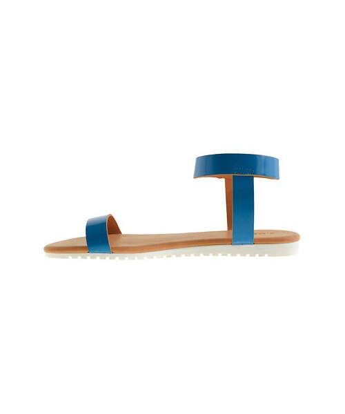 J.CREW(ジェイクルー)の「Abbot glossy leather slides(サンダル・レディース・brilliant sea/navy・12 MEDIUM/10 MEDIUM/11 MEDIUM/5 MEDIUM/6 MEDIUM/7 MEDIUM/8 MEDIUM/9 MEDIUM)」の3枚目の写真