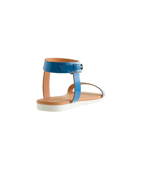 J.CREW(ジェイクルー)の「Abbot glossy leather slides(サンダル・レディース・brilliant sea/navy・12 MEDIUM/10 MEDIUM/11 MEDIUM/5 MEDIUM/6 MEDIUM/7 MEDIUM/8 MEDIUM/9 MEDIUM)」の4枚目の写真