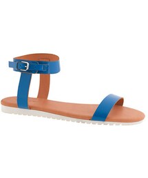 J.CREW | Abbot glossy leather slides(サンダル)