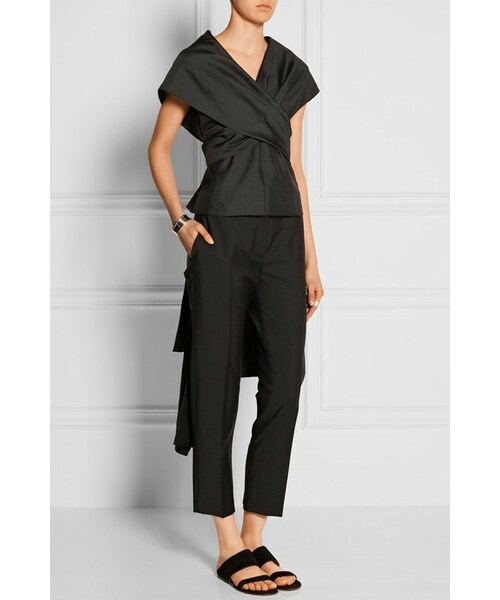 THE ROW（ザロウ）の「The Row Frances draped shantung top