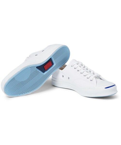 CONVERSE（コンバース）の「Converse Jack Purcell Canvas Sneakers（スニーカー・メンズ・White・UK 8 (US 9)/UK 6 (US 7)/UK 7 (US 8)/UK 10 (US 11)/UK 12 (US 13)/UK 9 (US 10)/UK 11 (US 12)）」の3枚目の写真