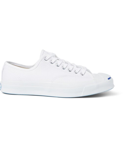 CONVERSE（コンバース）の「Converse Jack Purcell Canvas Sneakers（スニーカー・メンズ・White・UK 8 (US 9)/UK 6 (US 7)/UK 7 (US 8)/UK 10 (US 11)/UK 12 (US 13)/UK 9 (US 10)/UK 11 (US 12)）」の2枚目の写真