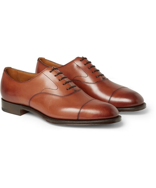 EDWARD GREEN（エドワードグリーン）の「Edward Green Chelsea Burnished-Leather Oxford Shoes（シューズ・メンズ・Brown・UK 11 (US 12)/UK 7 (US 8)/UK 9 (US 10)/UK 10 (US 11)/UK 8 (US 9)/UK 12 (US 13)/UK 10.5 (US 11.5)）」の8枚目の写真