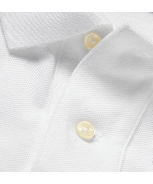 POLO RALPH LAUREN（ポロ ラルフ ローレン）の「Polo Ralph Lauren Slim-Fit Cotton-Piqué Polo Shirt（ポロシャツ・メンズ・White・M/XXL/S/L/XL）」の2枚目の写真