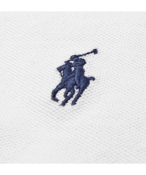 POLO RALPH LAUREN（ポロ ラルフ ローレン）の「Polo Ralph Lauren Slim-Fit Cotton-Piqué Polo Shirt（ポロシャツ・メンズ・White・M/XXL/S/L/XL）」の5枚目の写真