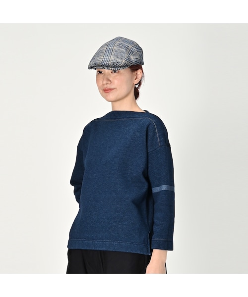 45r 裏毛の四角ボートネック 45R（フォーティファイブアール）の「裏毛の四角ボートネック