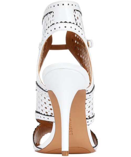 NINE WEST(ナインウエスト)の「Nine West Danyell Dress Sandals(サンダル・レディース・White/Black/Black/White・6M/7.5M/8.5M/10M/7M/9.5M/5M/8M/6.5M/5.5M/9M)」の2枚目の写真