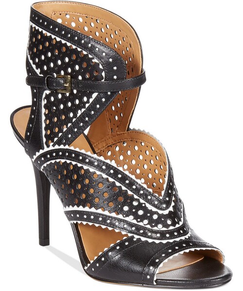 NINE WEST(ナインウエスト)の「Nine West Danyell Dress Sandals(サンダル・レディース・White/Black/Black/White・6M/7.5M/8.5M/10M/7M/9.5M/5M/8M/6.5M/5.5M/9M)」の3枚目の写真