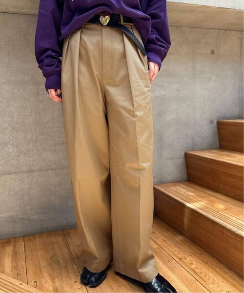 JOURNAL STANDARD L'ESSAGE FINXギャバ チノパンツ journal standard L'essage（ジャーナルスタンダードレサージュ
