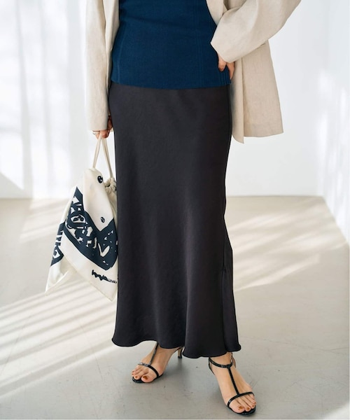 IENA（イエナ）の「《追加》ダブルサテンスカート（）」 - WEAR