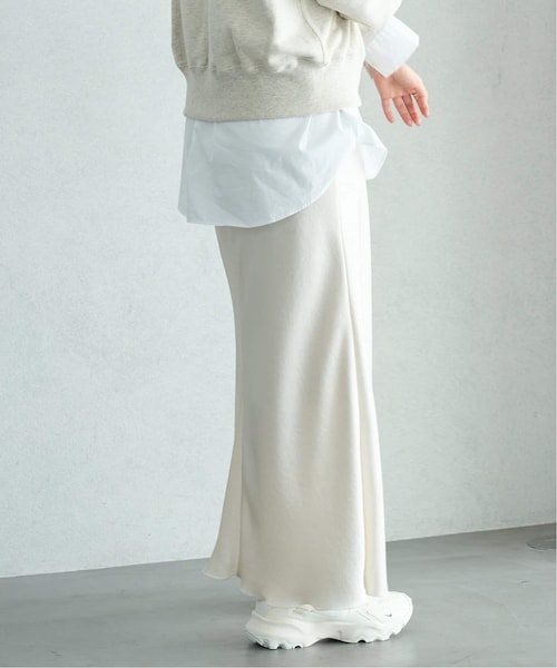 IENA（イエナ）の「《追加》ダブルサテンスカート（）」 - WEAR