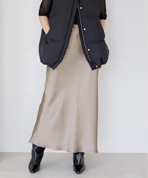IENA（イエナ）の「《追加》ダブルサテンスカート（）」 - WEAR