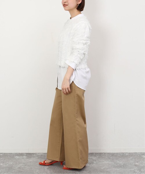 SLOBE IENA（スローブイエナ）の「《予約》フリンジニットプルオーバー