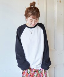 B.C STOCK（ベーセーストック）の「《予約》ラグランロンT（トップス）」
