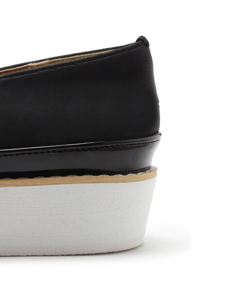 mysty woman（ミスティウーマン）の「タッセル厚底スリッポン（シューズ・レディース・アイボリー/ネイビー/ブラック・M/L）」の7枚目の写真