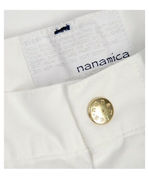 nanamica（ナナミカ）の「畫家工作長褲（パンツ・メンズ・白/藍・30\u540B/32\u540B）」の3枚目の写真