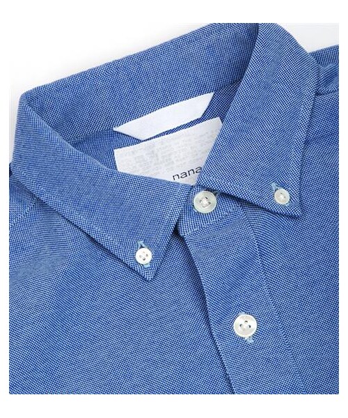 nanamica(ナナミカ)の「經典工作牛津襯衫(その他・メンズ・藍・XS/S)」の2枚目の写真