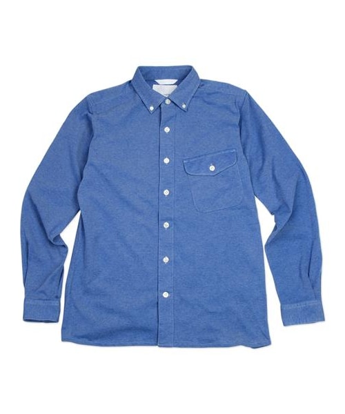 nanamica(ナナミカ)の「經典工作牛津襯衫(その他・メンズ・藍・XS/S)」の1枚目の写真
