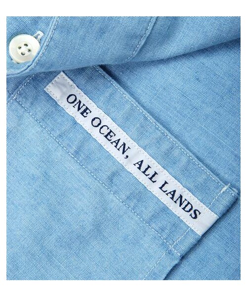 nanamica（ナナミカ）の「水洗拼貼牛津襯衫（その他・メンズ・淺藍/深藍・XS/S/M）」の6枚目の写真