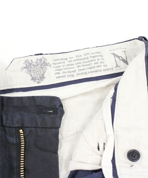 RNA-N(アールエヌエーエヌ)の「顔料コーティングラミースラックス(パンツ・レディース・オフホワイト/ブラック・S/M)」の8枚目の写真