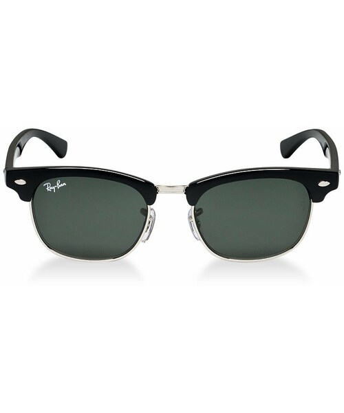 Ray-Ban(レイバン)の「Ray-Ban Jr. Sunglasses, RJ9050S(サングラス・メンズ・BLACK MATTE/RED/BLACK MATTE/GREEN MIRROR/Black/Grey)」の4枚目の写真