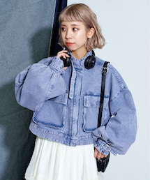 CIAOPANIC | 【1/15(月)12:00～販売開始】【2024SS】【CONESBOSS/コーンズボス】袖ボリュームショート丈デニムジャケット(ジャケット/アウター)