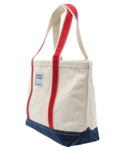 FREDY&GLOSTER（フレディアンドグロスター）の「【CHANTO掲載】PARROTT CANVAS 別注サイズTOTE BAG（トートバッグ・レディース・グレー/ネイビー/グリーン系カモフラージュ/トリコロール・FREE）」の5枚目の写真