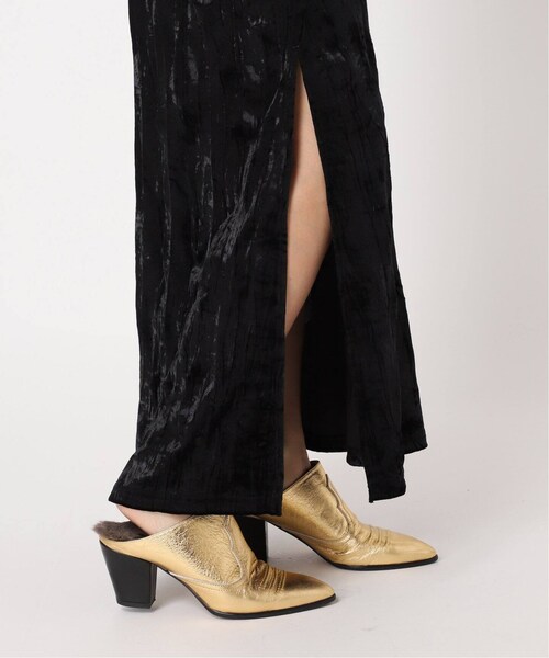 CITYSHOP（シティーショップ）の「《予約》CRASH VELVET LEANN DRESS