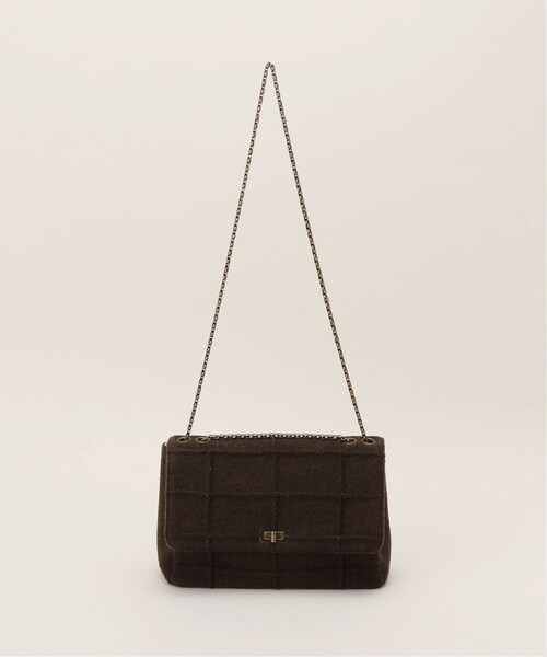 HIROB（ヒロブ）の「Choco bar double chain bag（バッグ・ブラウン/(020)/フリー/残り1点）」の17枚目の写真