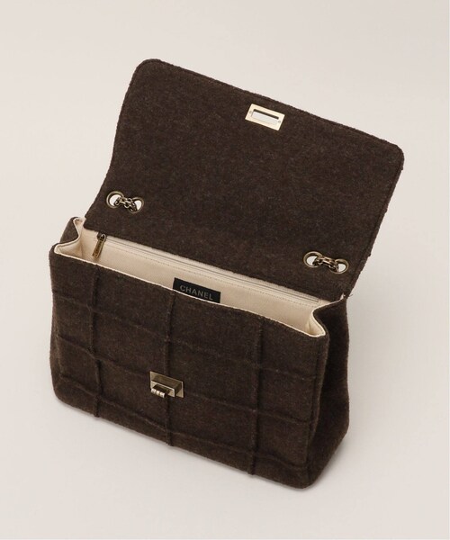 HIROB（ヒロブ）の「Choco bar double chain bag（バッグ・ブラウン/(020)/フリー/残り1点）」の8枚目の写真