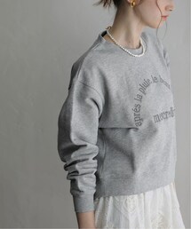 La TOTALITE（ラトータリテ）の「《予約》ロゴ裏毛プルオーバー（トップス）」
