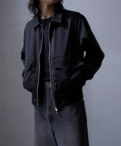 Lui's(ルイス)の「A-2フライトジャケット(ジャケット/アウター・メンズ・ブラック/グレー・S/XL)」の1枚目の写真