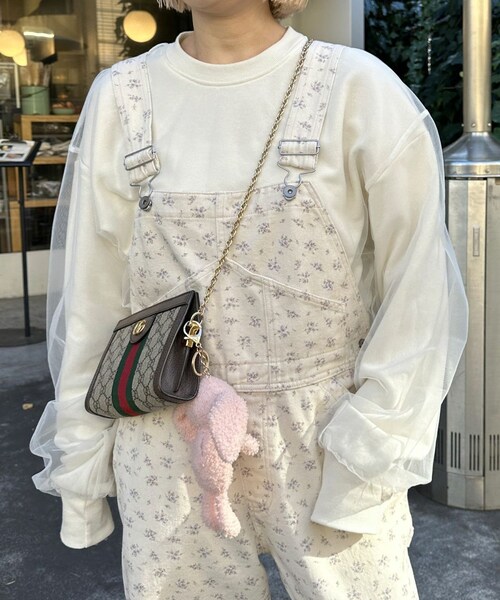 w closet(ダブルクローゼット)の「【Alley】チュールドッキングプルオーバー(その他・レディース・アイボリー/イエロー/グレー・FREE)」の1枚目の写真