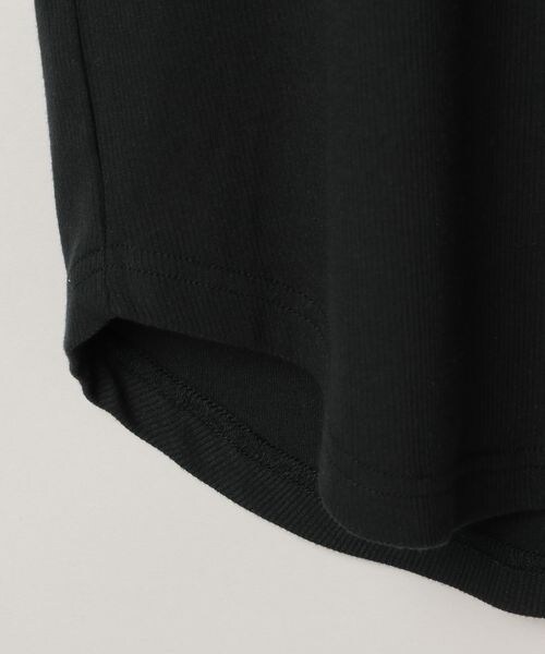 JEANASIS（ジーナシス）の「スムーステレコUネックLS TEE（トップス・ホワイト(05)/ブラック(09)/ブラック×ホワイト(19)・FREE）」の15枚目の写真