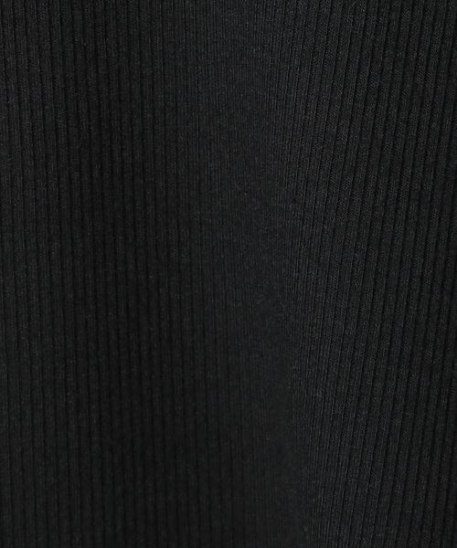 JEANASIS（ジーナシス）の「スムーステレコUネックLS TEE（トップス・ホワイト(05)/ブラック(09)/ブラック×ホワイト(19)・FREE）」の18枚目の写真