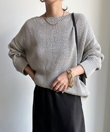 DouDou | コットンローゲージプルオーバー(ニット/セーター)