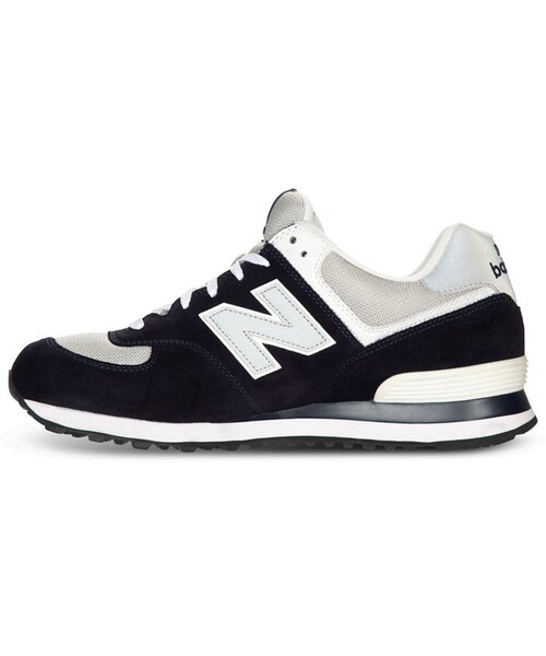 NEW BALANCE（ニューバランス）の「New Balance Men's 574 Sneakers from Finish Line（スニーカー・メンズ・BLACK/GREY/WHITE・11/7.5/11.5/8.5/13/10/8/9.5/9/12/10.5）」の2枚目の写真