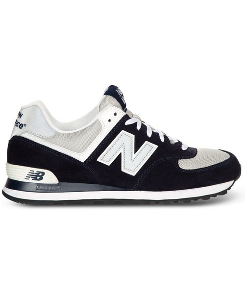 NEW BALANCE（ニューバランス）の「New Balance Men's 574 Sneakers from Finish Line（スニーカー・メンズ・BLACK/GREY/WHITE・11/7.5/11.5/8.5/13/10/8/9.5/9/12/10.5）」の4枚目の写真