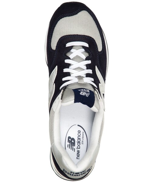 NEW BALANCE（ニューバランス）の「New Balance Men's 574 Sneakers from Finish Line（スニーカー・メンズ・BLACK/GREY/WHITE・11/7.5/11.5/8.5/13/10/8/9.5/9/12/10.5）」の6枚目の写真