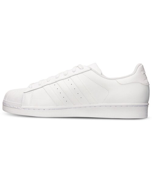 adidas（アディダス）の「adidas Men's Superstar Casual Sneakers from Finish Line（スニーカー・メンズ・WHITE/WHITE・11.5/12/10/7/11/13/7.5/9/8.5/9.5/10.5）」の7枚目の写真