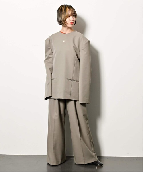 美品　CITYSHOP 2WAY GABARDINE ジャケット ベージュ CITYSHOP（シティーショップ）の「《予約》2WAY GABARDINE