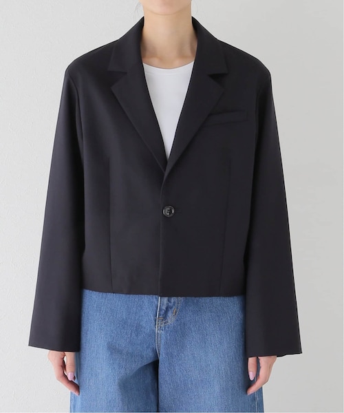 FRAMeWORK（フレームワーク）の「クロップドネイビーブレザー