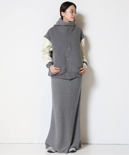 MUSE de Deuxieme classe（ミューズデドゥーズィエムクラス）の「wool cashmere スカート（スカート・ブラック/(001)/36/在庫なし/38）」の19枚目の写真