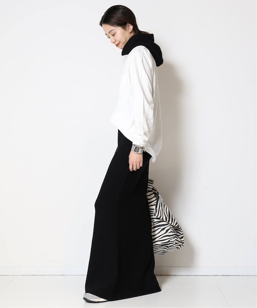 MUSE de Deuxieme classe（ミューズデドゥーズィエムクラス）の「wool cashmere スカート（スカート・ブラック/(001)/36/在庫なし/38）」の9枚目の写真